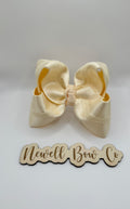Ivory lace bow