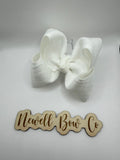 White Lace Bow