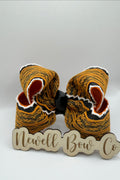 Black and Orange Lace