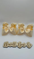 RTS 3inch Cream Satin Piggies