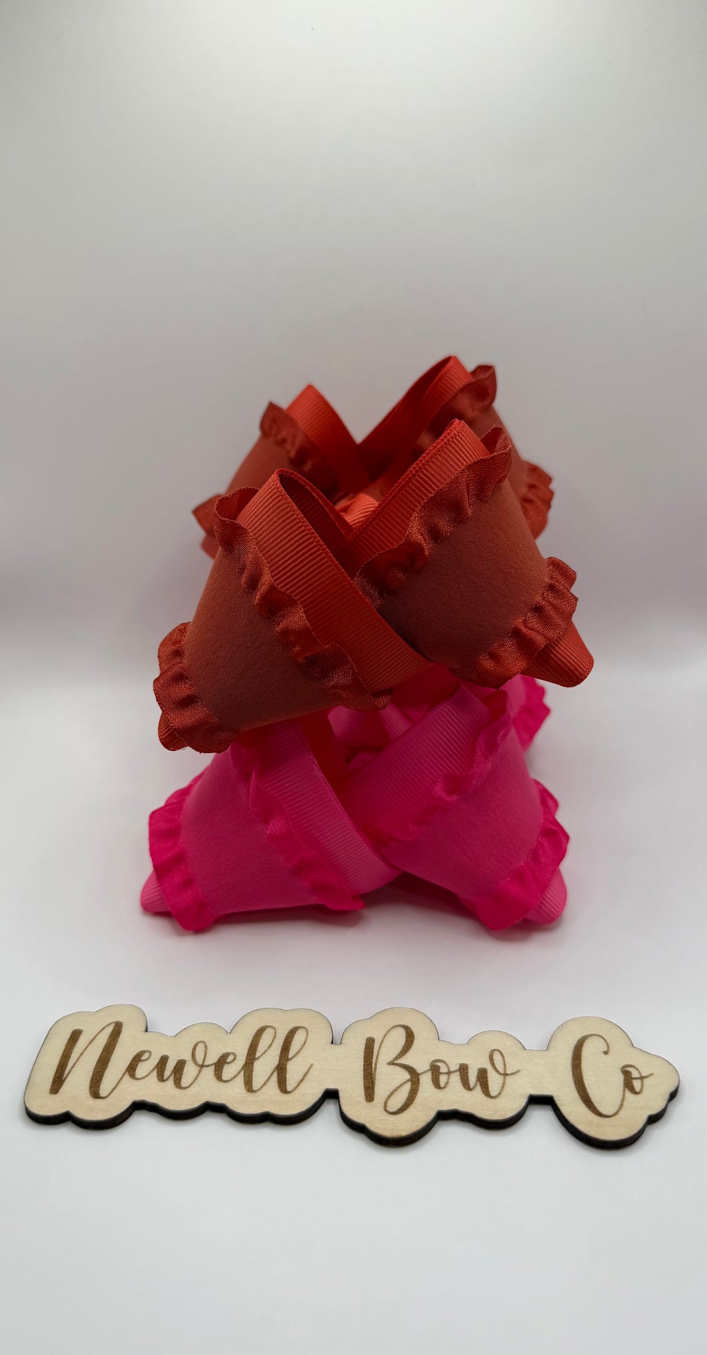 Ruffle Hair Bow