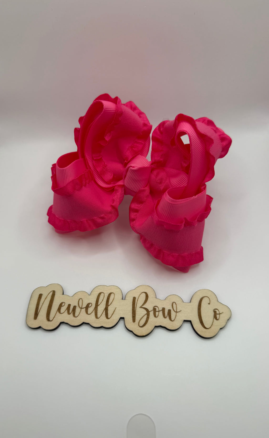 Ruffle Hair Bow