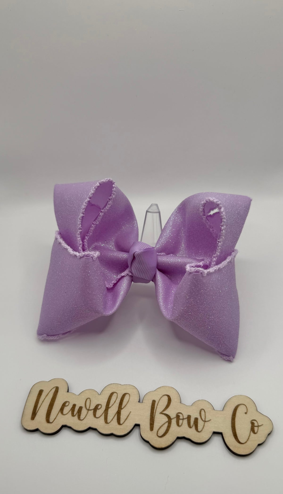 Glitter moon stitch bows