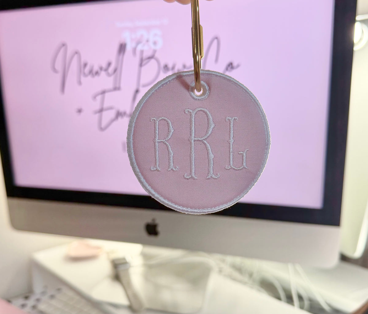 Monogram/Initial Bag Tag