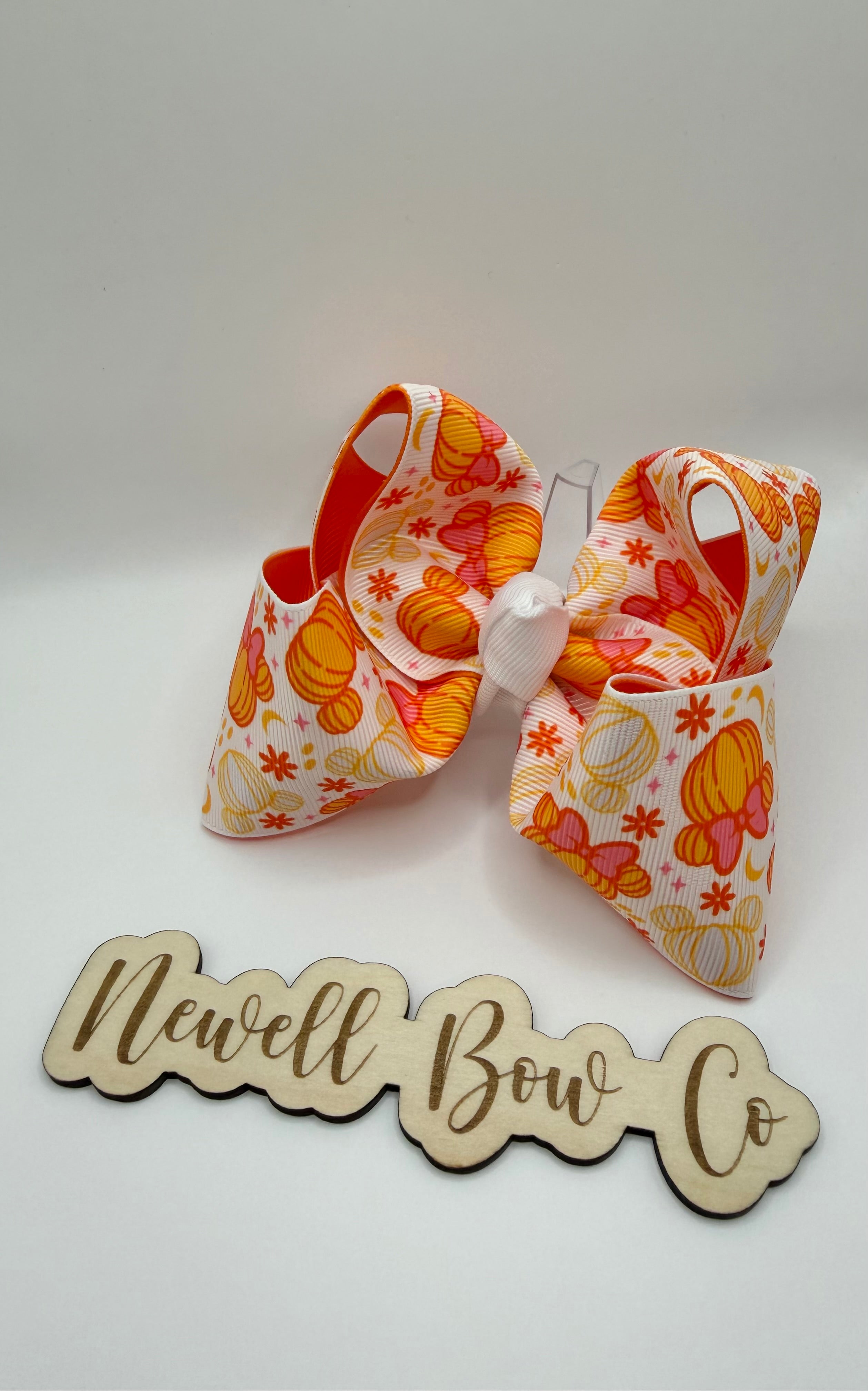 RTS 4.5 Inch Magical Pumpkin Bow