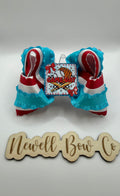 RTS 4.5inch baseball hair bow