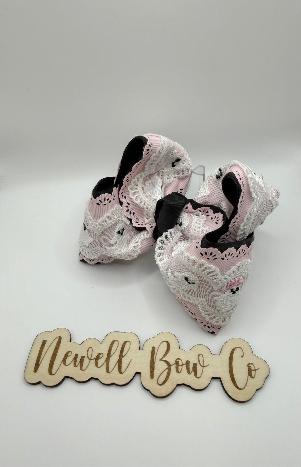 Halloween Ghost Custom Lace Bow