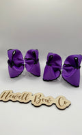 RTS 3inch purple w/black moon stitch piggies
