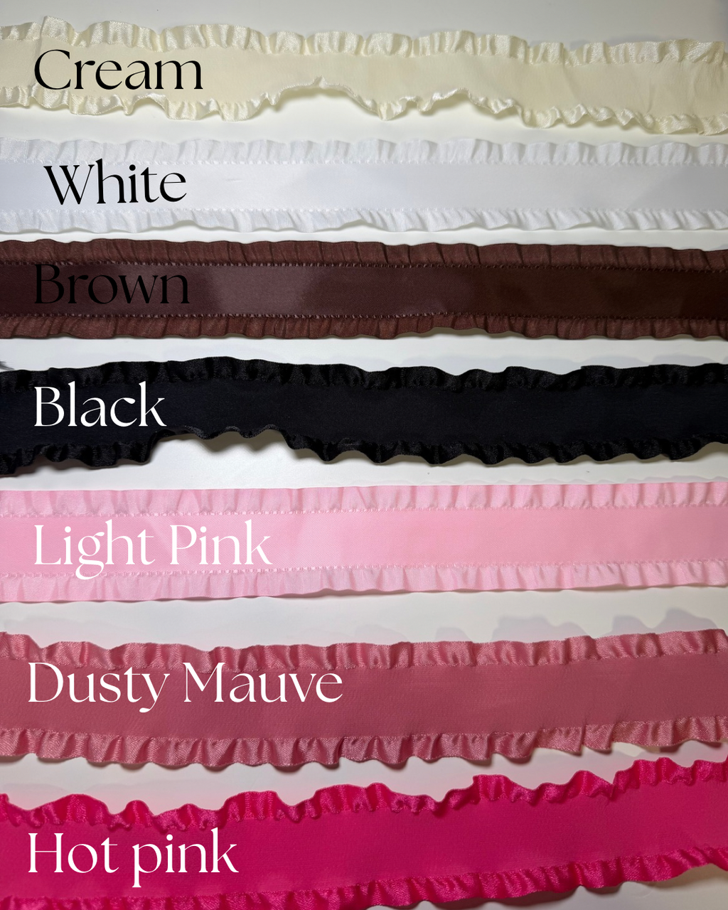 Ruffle Hair Bow