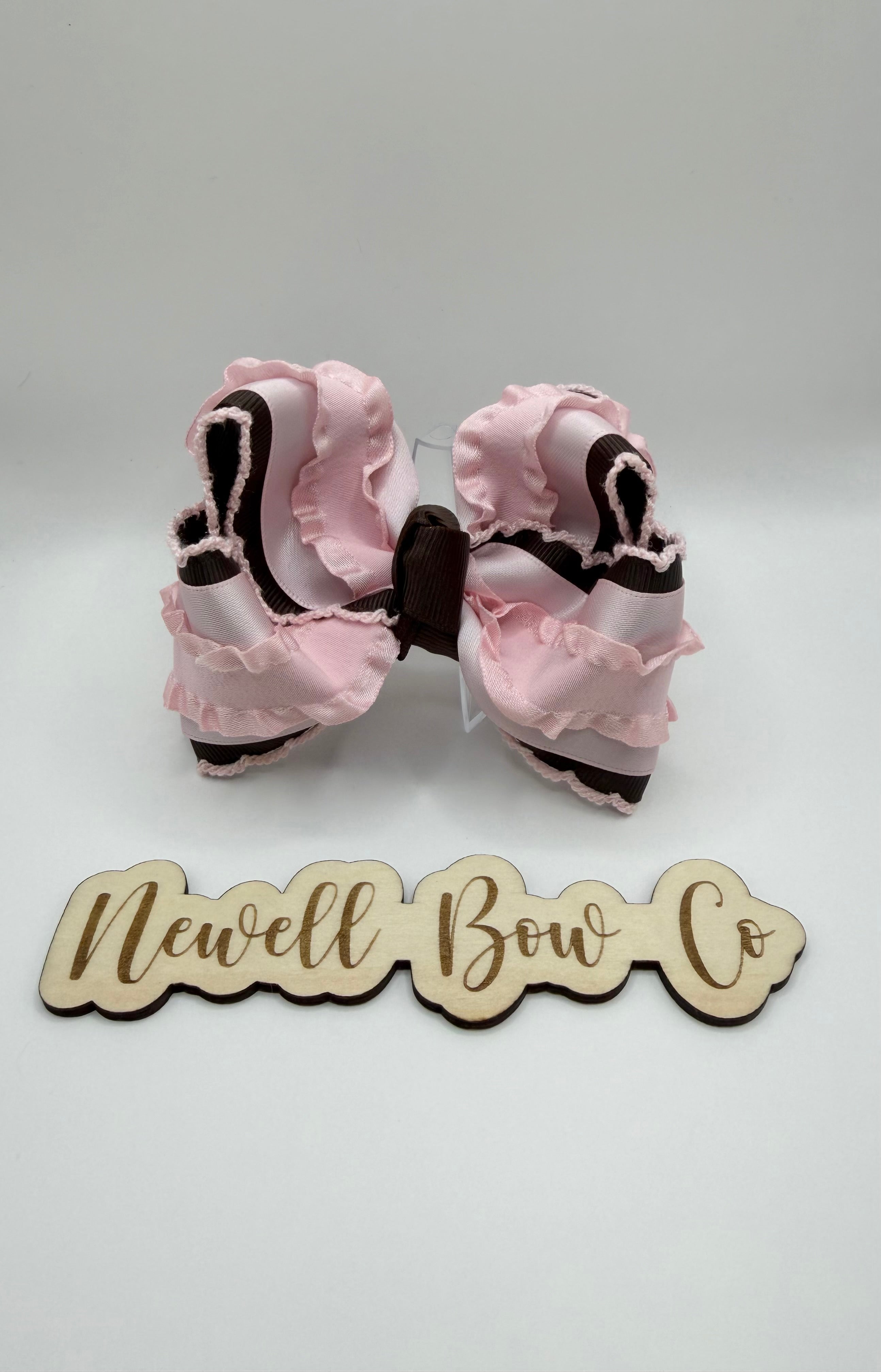 Brown and pink