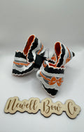 Orange Bow Lace Bow