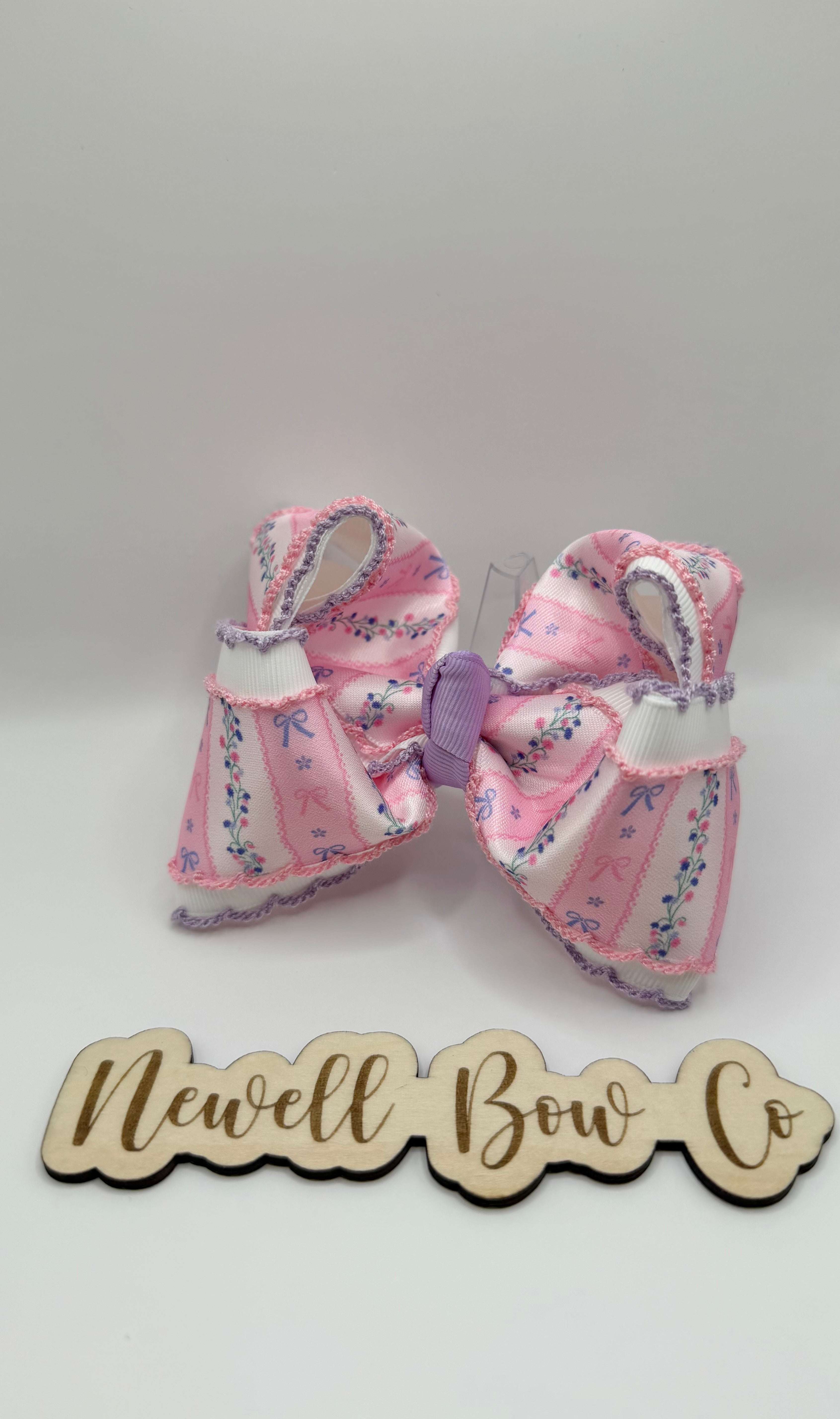 RTS Coquette Print Bow 4.5inch