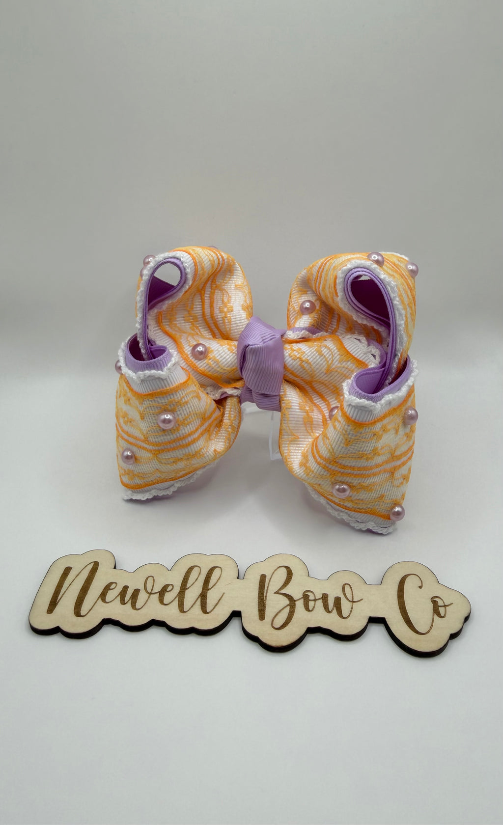 Halloween Pearl Bow