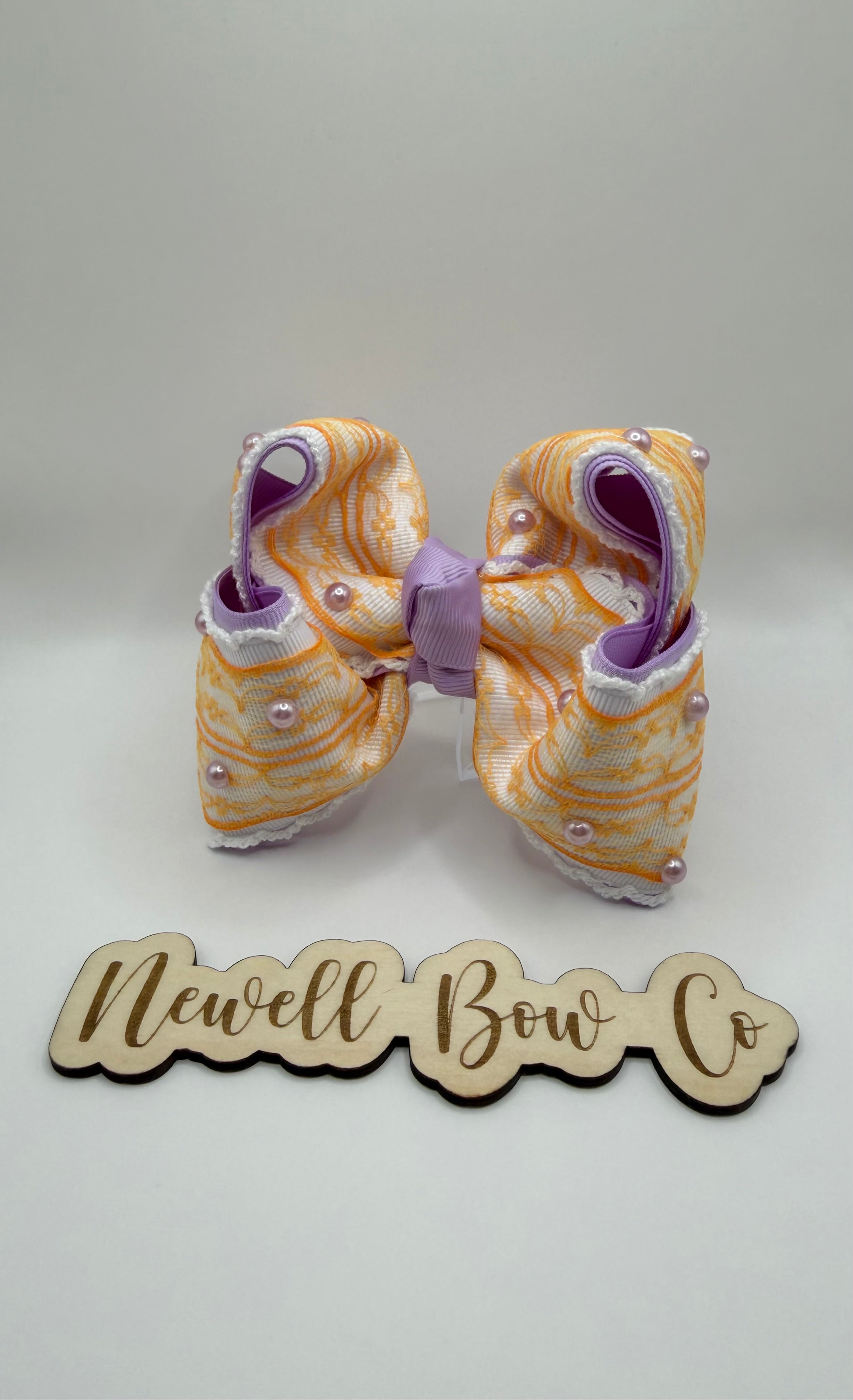 Halloween Pearl Bow