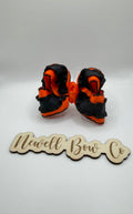 RTS 3inch Orange and Black Bow