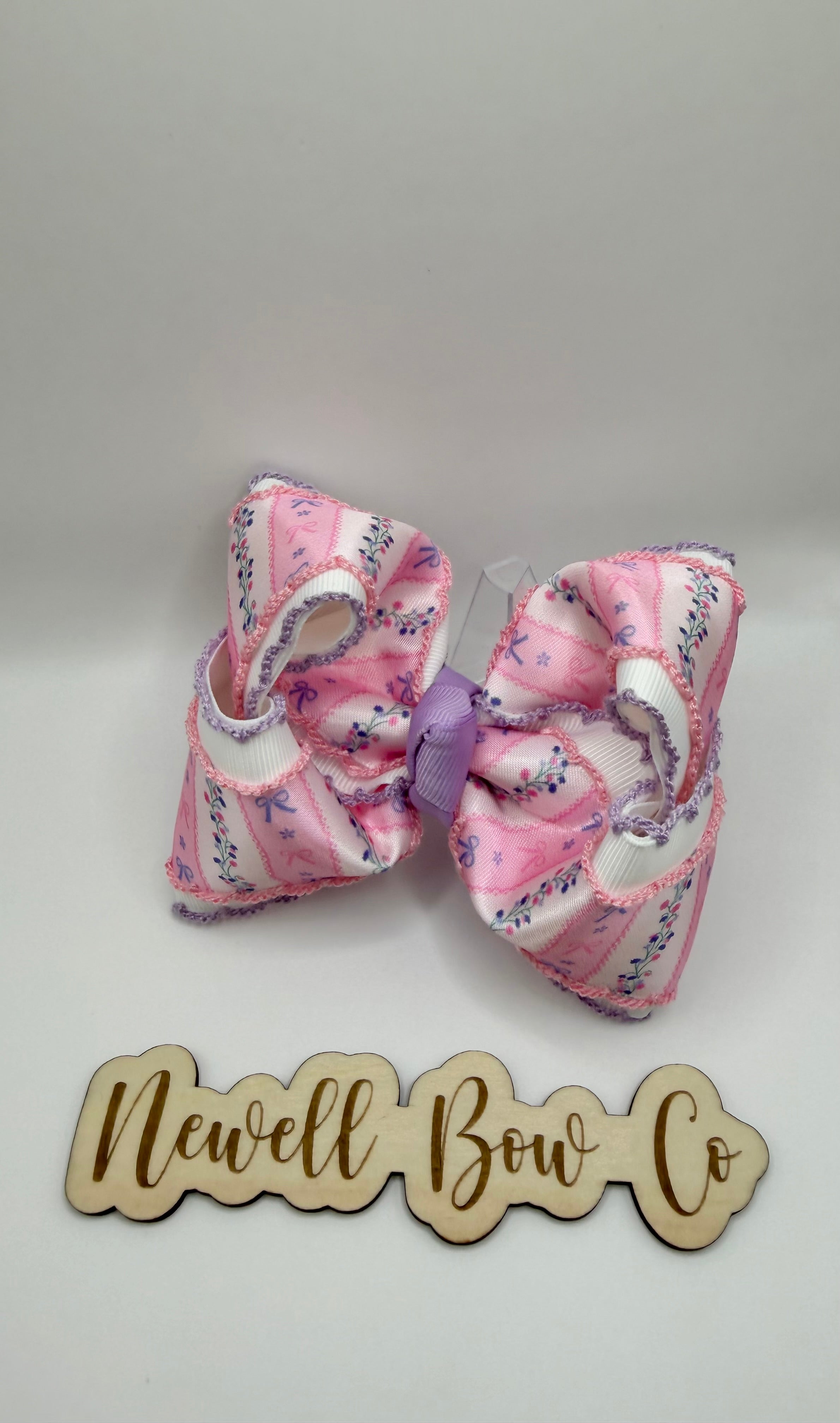 RTS Coquette Print Bow 4.5inch