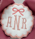 Fishtail monogram interchangeable patch