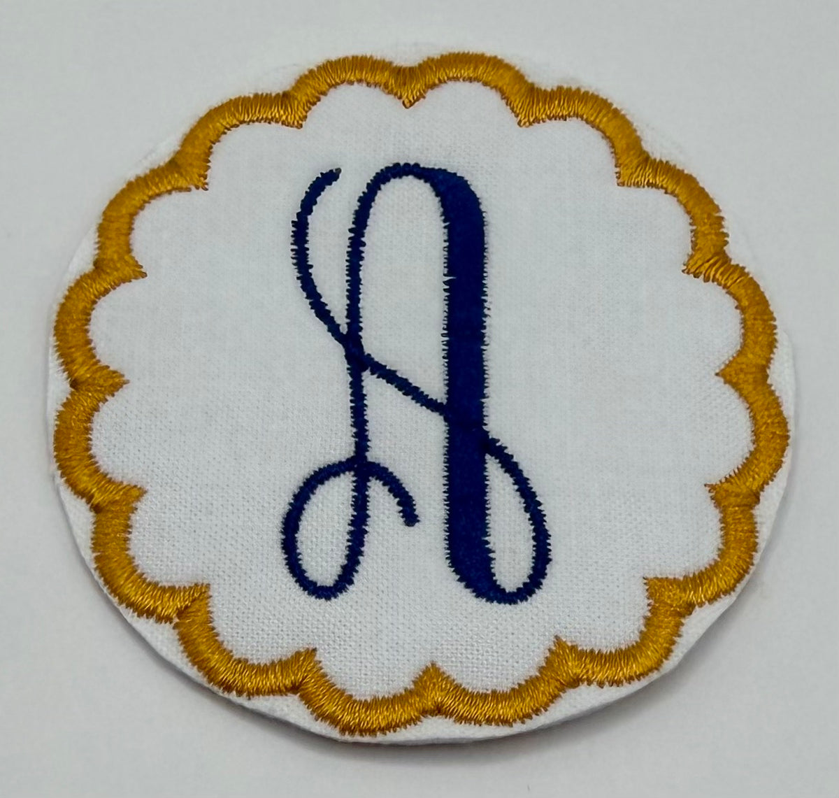 Vine letter Interchangeable patch