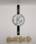 Vine letter Interchangeable patch